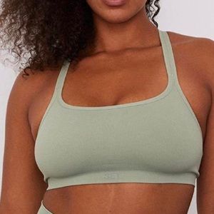 SET ACTIVE Matcha box x bra sz S